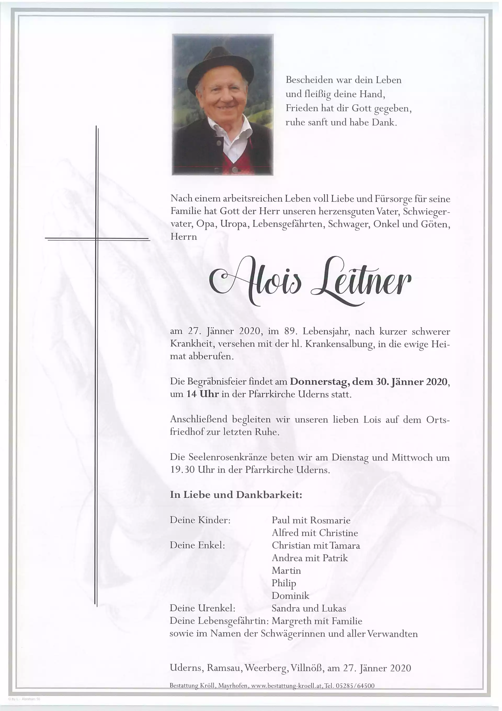 Parte von Alois Leitner